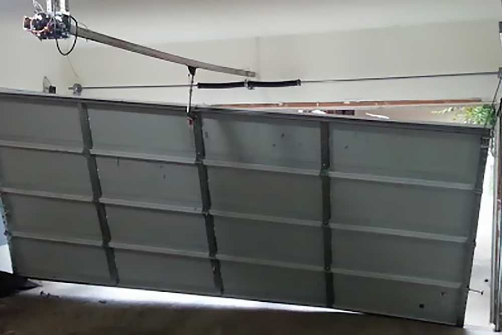 off-track-door-4 Off Track Garage Door Repair in Green Bay & Appleton